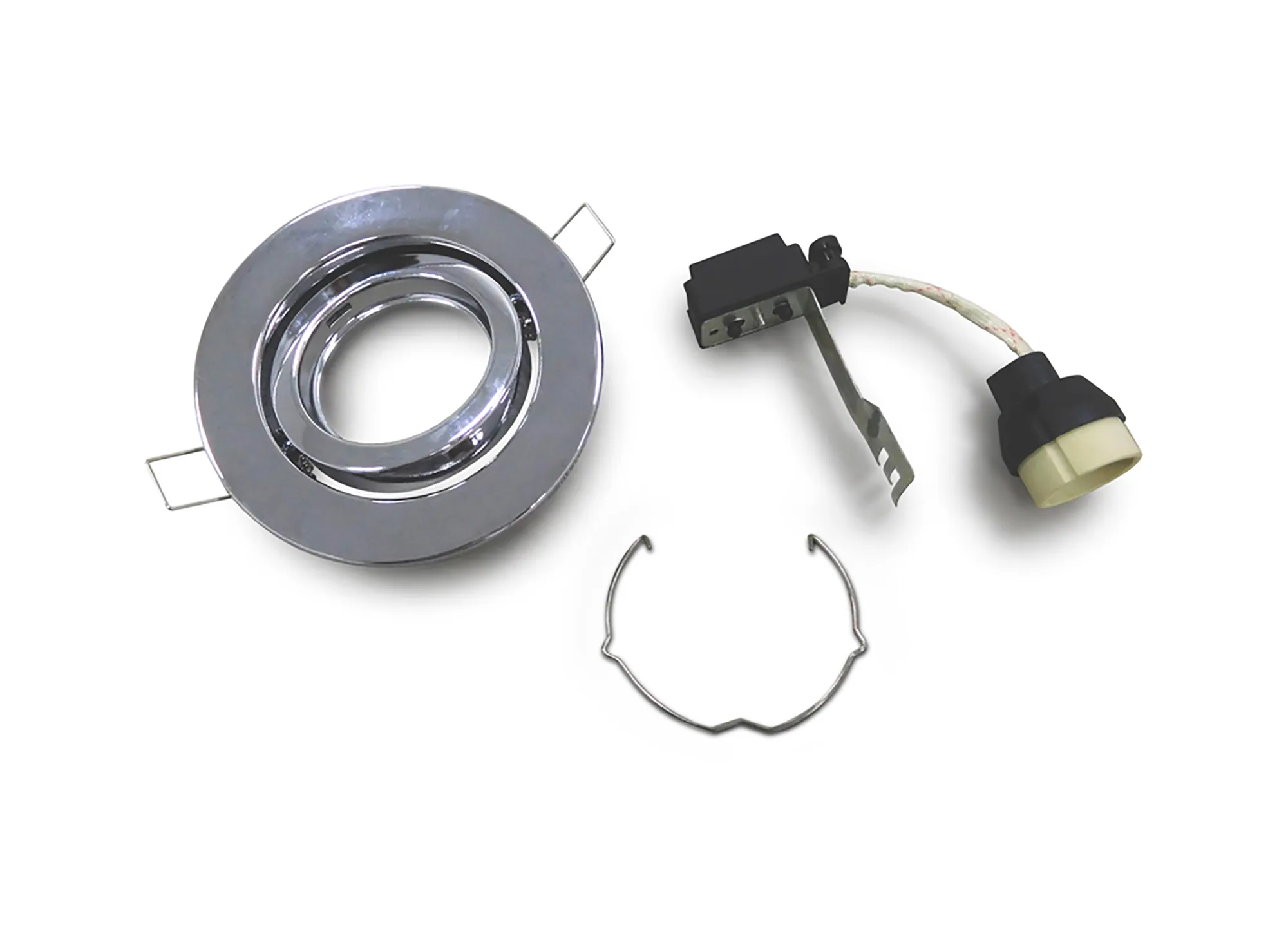 Hudson GU10 Adjustable Downlight, Cut Out 84mm Polished Chrome D0030  Deco Hudson